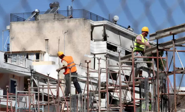 Ελλάδα: Μείωση 18,5% για τον δείκτη παραγωγής στις κατασκευές το Α΄τρίμηνο