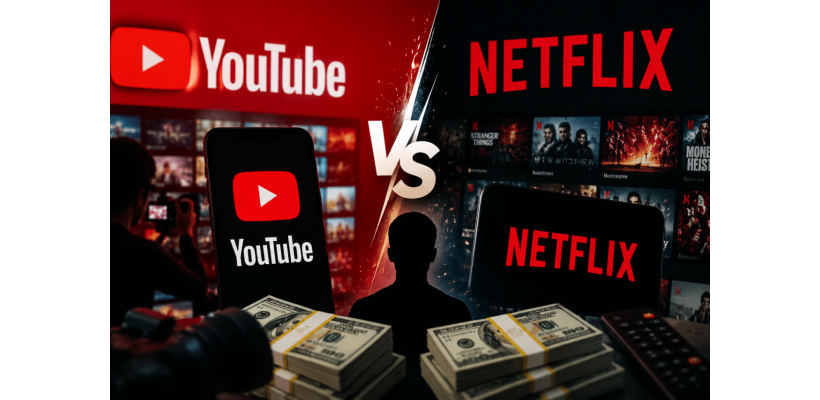 YouTube-Netflix: «Πόλεμος» για τους YouTubers με εκατομμύρια δολάρια στο τραπέζι