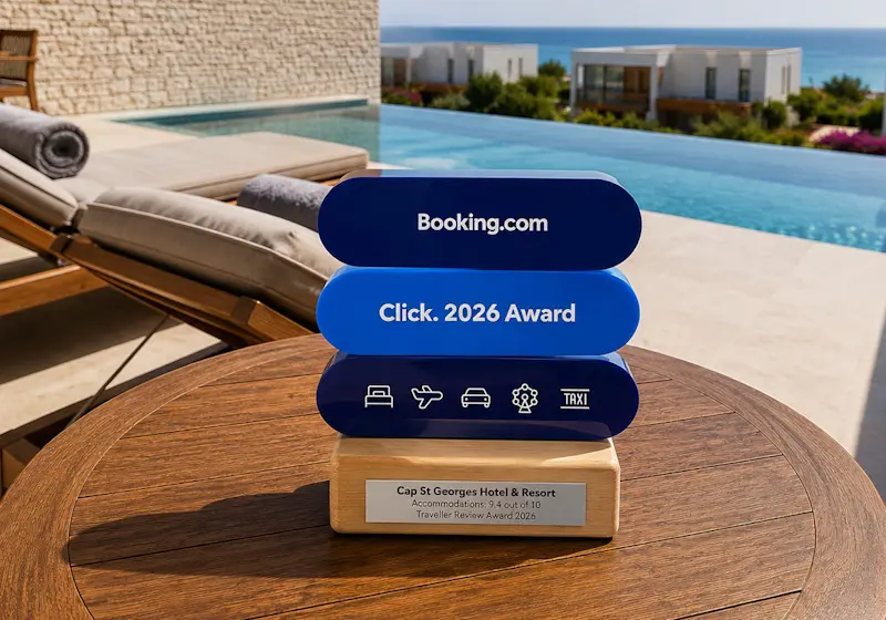 Το Cap St Georges Hotel & Resort στα Booking.com Click. EMEA 2026 Partner Spotlight Awards