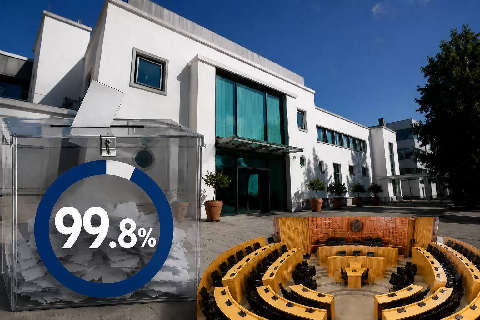 99,8% της καταμέτρησης: Κλείνει 6κομματική Βουλή – Πρωτιά ΔΗΣΥ, δύο νέα κόμματα εντός
