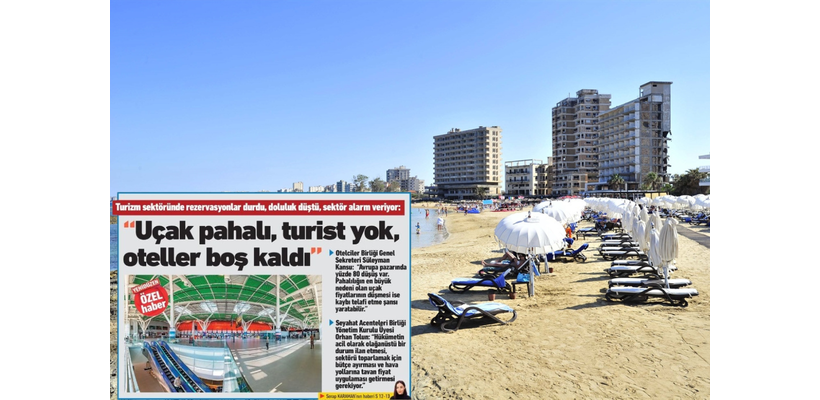 Φοβούνται για τον τουρισμό (και) στα κατεχόμενα - Μαζικές ακυρώσεις και άδεια ξενοδοχεία