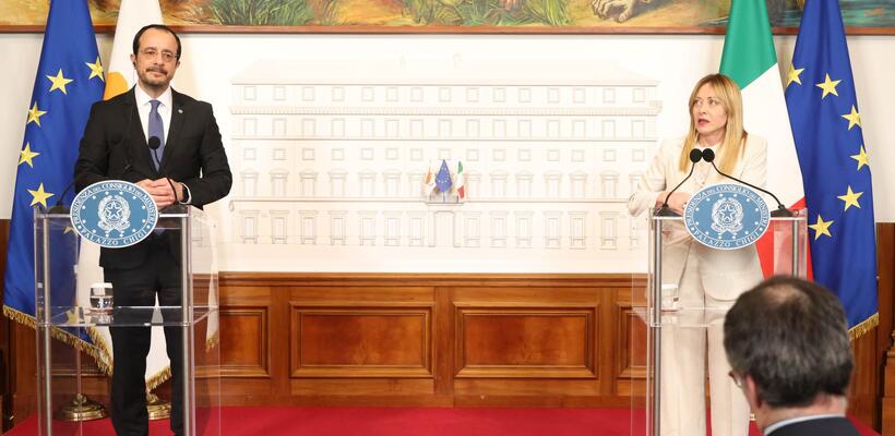 Χριστοδουλίδης- Μελόνι ετοιμάζουν κοινό έγγραφο εταιρικής σχέσης