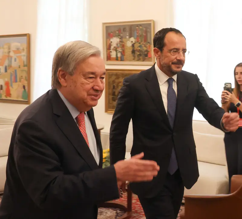 Αντόνιο Γκουτέρες: Αυτή είναι η ώρα για επίλυση του Κυπριακού
