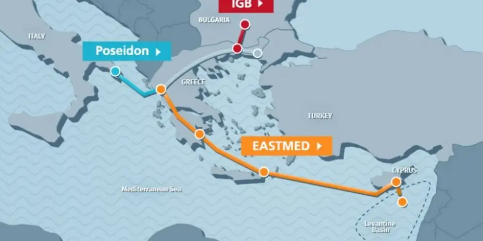 Η κατασκευή του αγωγού EastΜed θα έχει ολοκληρωθεί μέχρι το 2025