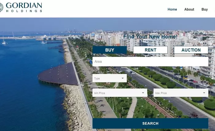 Νέα ιστοσελίδα ακινήτων από την Gordian Holdings
