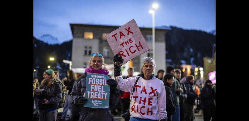 Κατακραυγή για την «ολιγαρχία» των δισεκατομμυριούχων πριν από το ετήσιο ραντεβού στο Νταβός