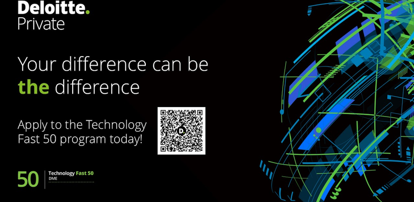 Tο πρόγραμμα Deloitte Middle East Technology Fast 50 δέχεται αιτήσεις από ταχέως αναπτυσσόμενες εταιρείες τεχνολογίας