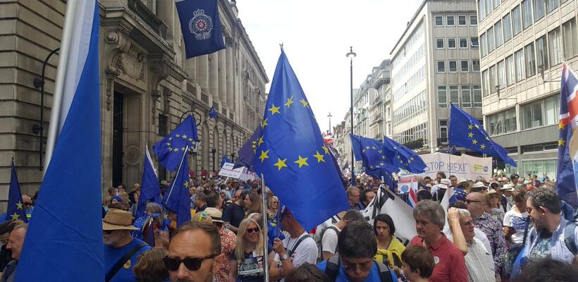 Διαδήλωση κατά του Brexit δύο χρόνια μετά το δημοψήφισμα