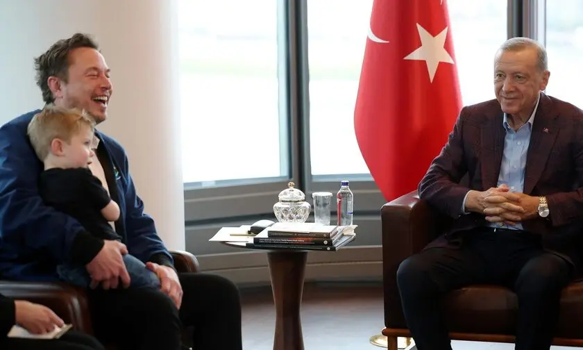 Ερντογάν: Συνάντηση με Έλον Μασκ- Τι συζήτησαν