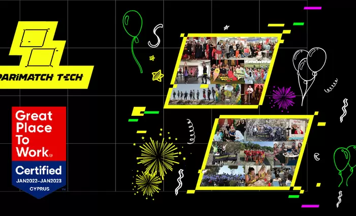 Η Parimatch Tech Great Place to Work για δεύτερη συνεχόμενη χρονιά