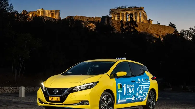 Ταξί με μπαταρία στους δρόμους της Αθήνας