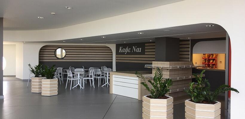 Σε λειτουργία η καφετέρια του Νέου Επιβατικού Τερματικού   