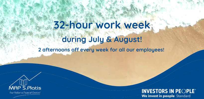 32 ώρες εργασία εβδομαδιαίως το καλοκαίρι στον Όμιλο MAP S.Platis
