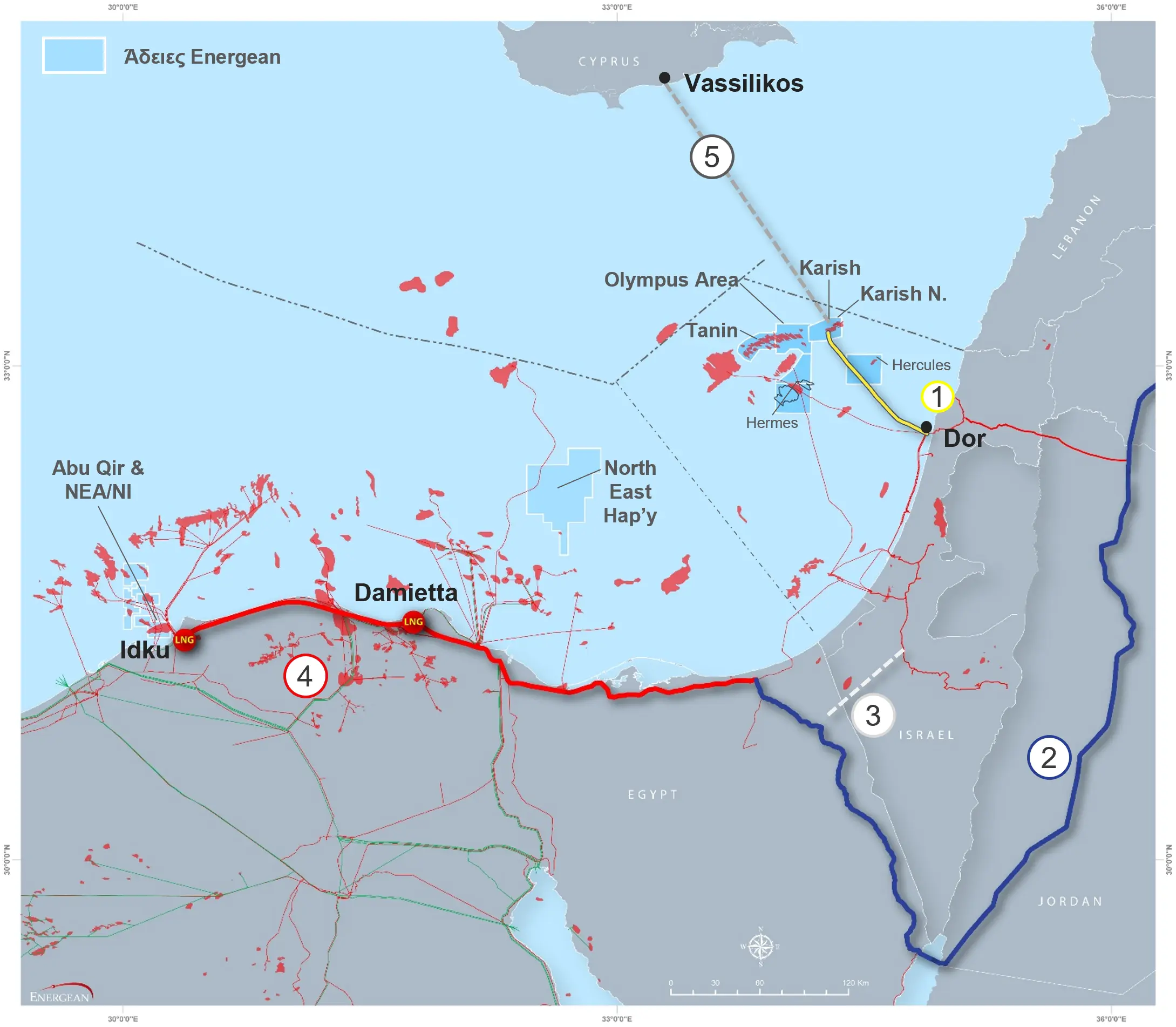 Energean: Προτεραιότητα η ανάπτυξη κοιτασμάτων φυσικού αερίου στο Ισραήλ