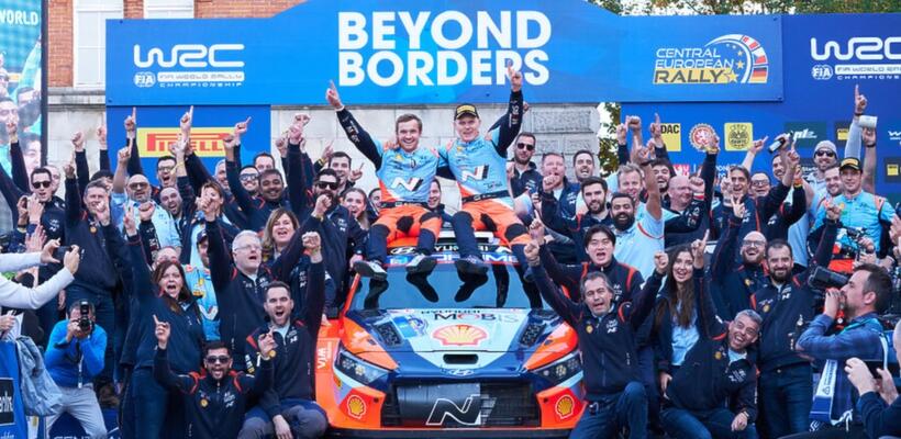 Η Hyundai θριάμβευσε στο Central European Rally!