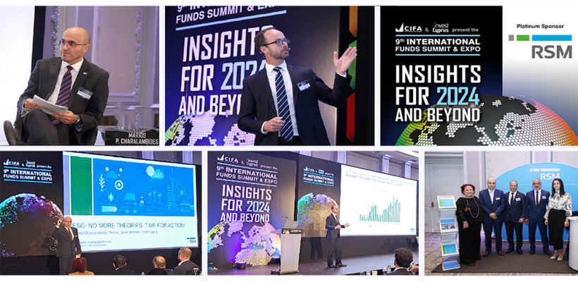 RSM Cyprus - Platinum Sponsor του 9ου International Funds Summit & Expo