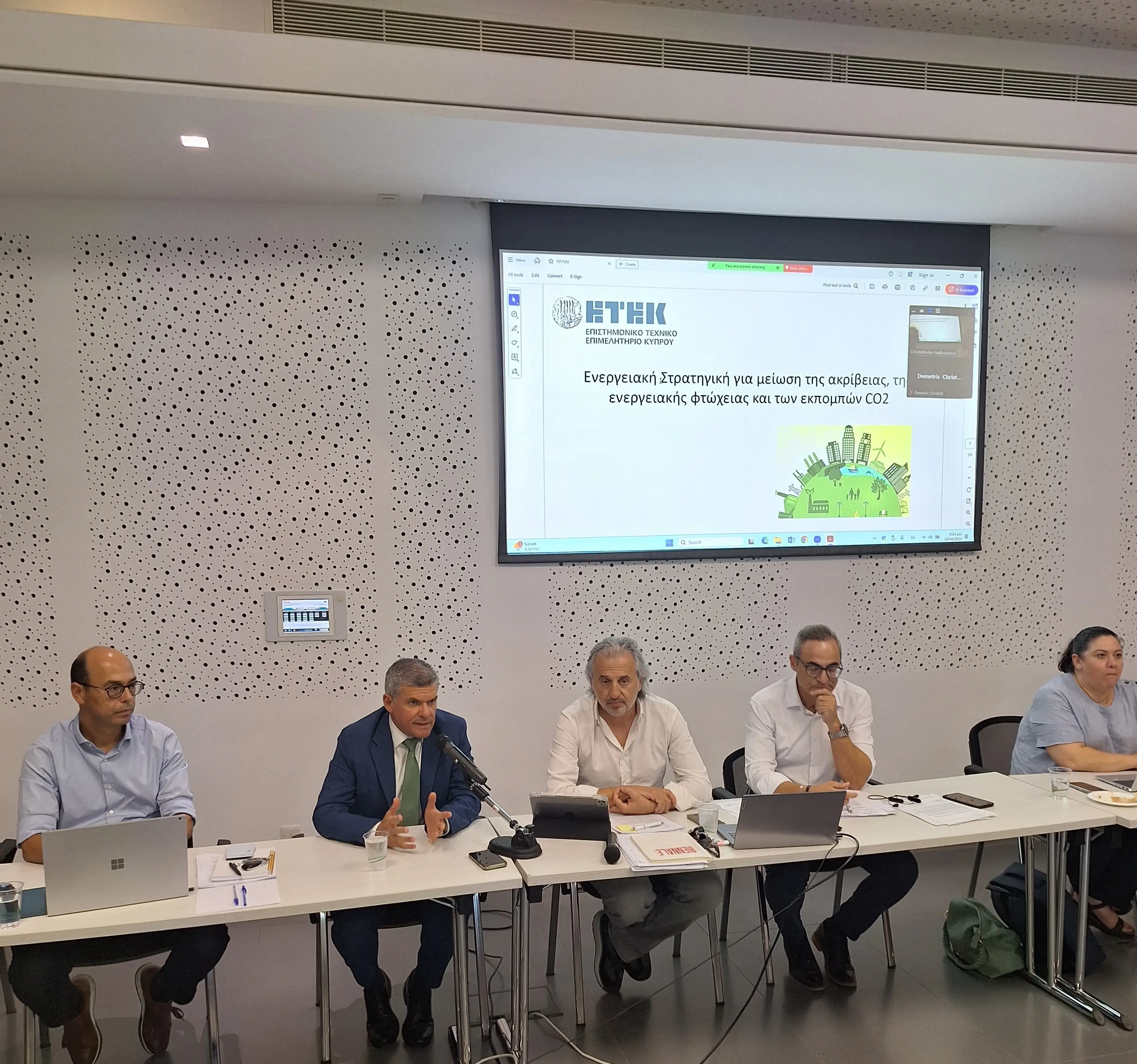 ΕΤΕΚ: Έθεσε καυτά ενεργειακά ζητήματα ενώπιον Παπαναστασίου