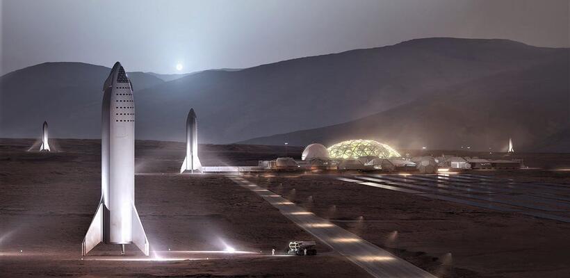 Αυτή είναι η διαστημική βάση στον Άρη που οραματίζεται ο Έλον Μασκ