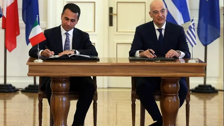 Ιστορική οριοθέτηση ΑΟΖ ανάμεσα σε Ελλάδα και Ιταλία