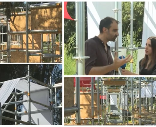 Από τη σκαλωσιά στη δημιουργία… Η πρωτότυπη κατασκευή στο γραμμικό του Πεδιαίου (vid)