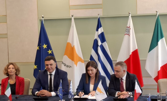 Ναυτιλία: Διακήρυξη για προστασία της ανταγωνιστικότητας του κλάδου υπέγραψαν Κύπρος, Ελλάδα, Μάλτα και Ιταλία