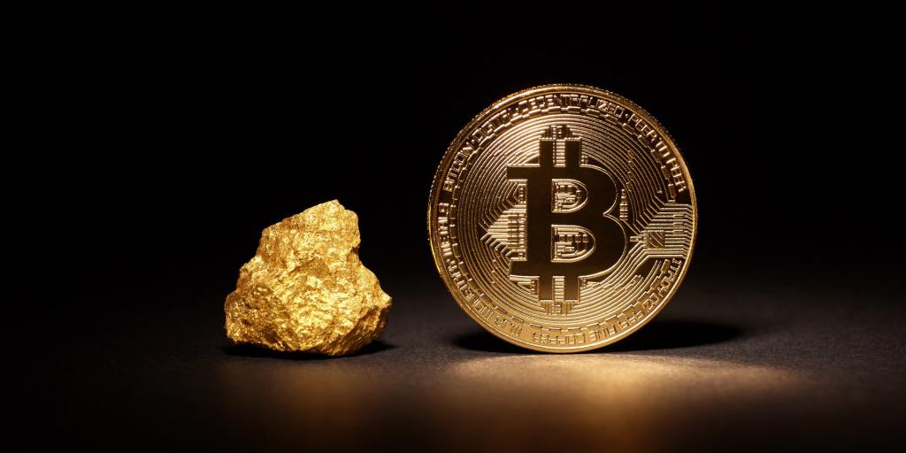 Ορυχείο Bitcoin χρυσό ήθος