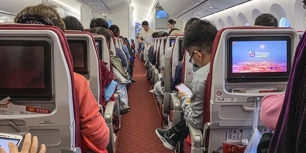 Hainan Airlines: Ετήσια αύξηση 173,9% κατέγραψε η μεταφορά επιβατών