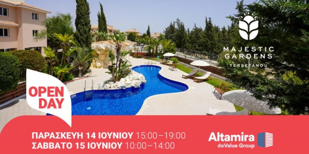 Έρχεται το μεγάλο Open Day της Altamira Real Estate  στο Majestic Gardens στην Τερσεφάνου