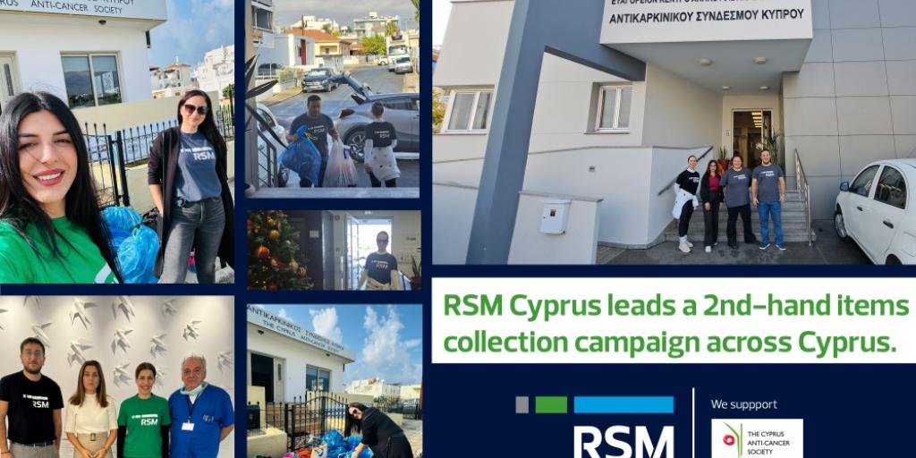 Η RSM Cyprus στηρίζει τον Αντικαρκινικό Σύνδεσμο Κύπρου