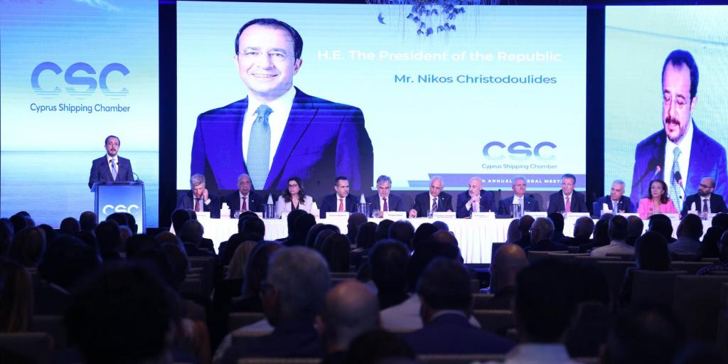 Πρόεδρος Χριστοδουλίδης: Στις προτεραιότητες της Κυπριακής Προεδρίας η ναυτιλία