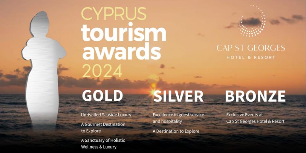 6 Διακρίσεις για το Cap St Georges Hotel & Resort στα Cyprus Tourism Awards 2024 6 Διακρίσεις για το Cap St Georges Hotel & Resort στα Cyprus Tourism Awards 2024