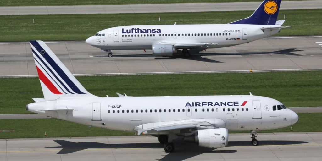 Lufthansa και Air France-KLM «απογειώνονται» παρά τον εμπορικό πόλεμο Lufthansa και Air France-KLM «απογειώνονται» παρά τον εμπορικό πόλεμο