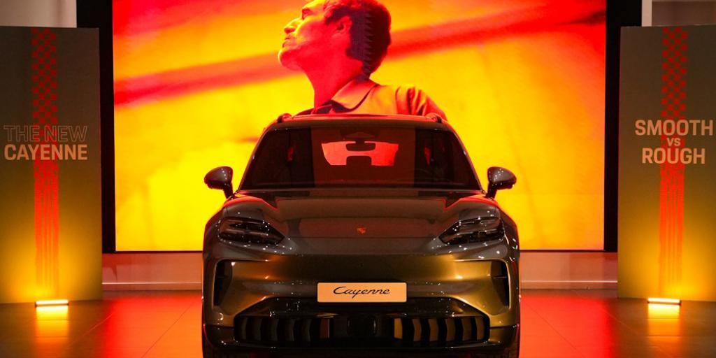 &Alpha;&pi;&omicron;&kappa;&lambda;&epsilon;&iota;&sigma;&tau;&iota;&kappa;ή &Pi;&alpha;&rho;&omicron;&upsilon;&sigma;ί&alpha;&sigma;&eta; &tau;&eta;&sigmaf; &nu;έ&alpha;&sigmaf; Porsche Cayenne Electric &sigma;&tau;&eta;&nu; &Kappa;ύ&pi;&rho;&omicron;
